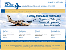 Tablet Screenshot of bpairaviation.com